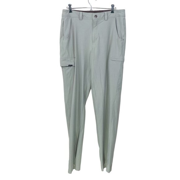 GoLite Mens Size 32 x 33 Travel Active Cargo Hiking Pants Ivory Lightweight‎ - Picture 1 of 9